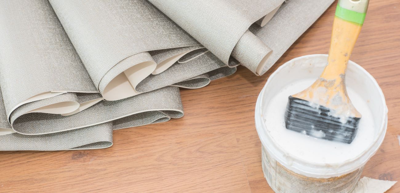 Wallpaper tools and materials used for high-quality professional installation