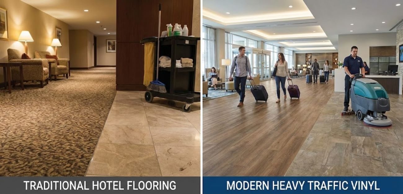 How Hotel Flooring Choices Have Evolved