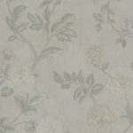Satin Flowers Wallpaper - colour Z66801