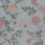 Satin Flowers Wallpaper - colour Z66807