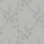 Satin Flowers Wallpaper - colour Z66829