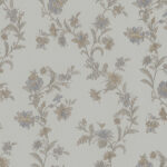 Satin Flowers Wallpaper - colour Z66856