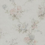Satin Flowers Wallpaper - colour Z66857