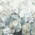 Satin Flowers Wallpaper - colour Z66873