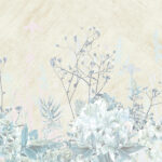 Satin Flowers Wallpaper - colour Z66880