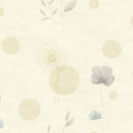 Satin Flowers Wallpaper - colour Z66887